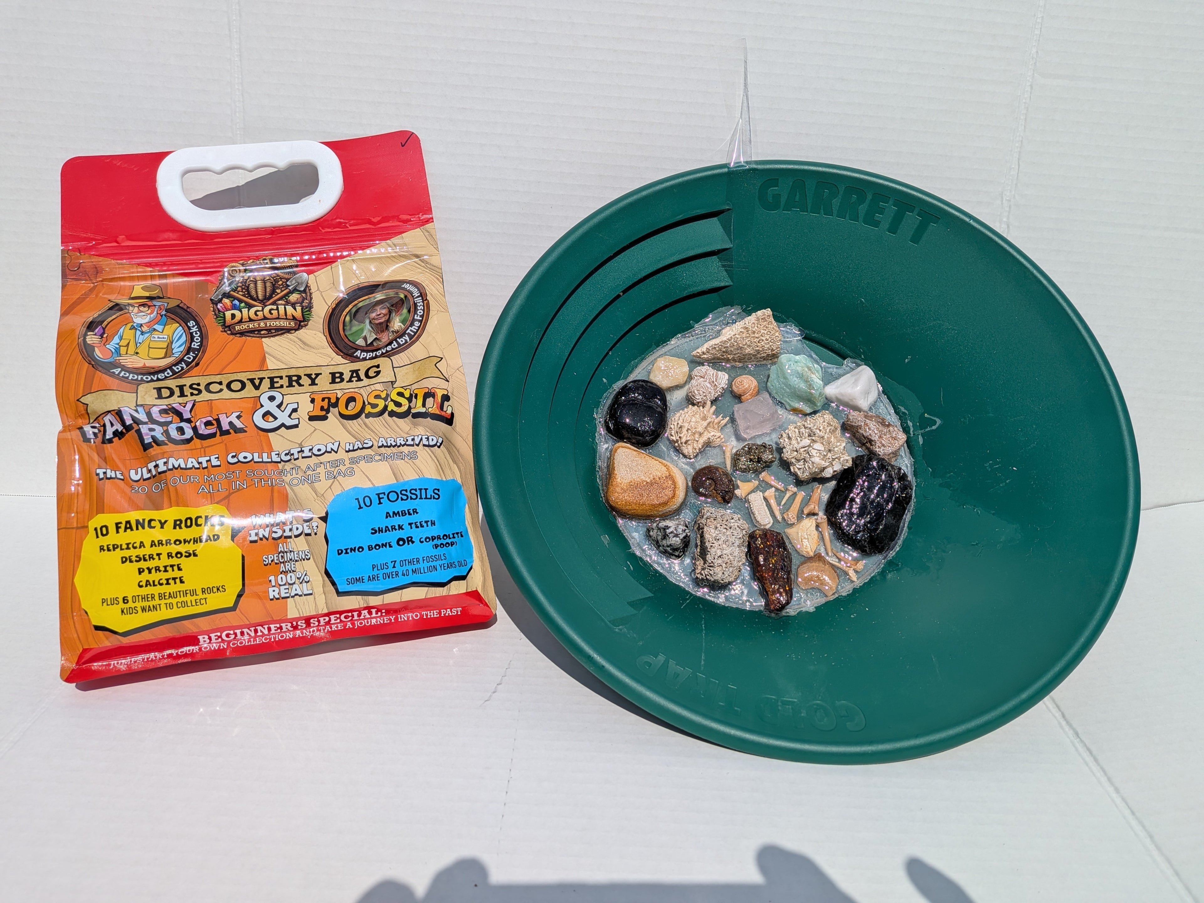 Discovery Mining Bag:  Beginner's Special;  Fancy Rocks & Fossils