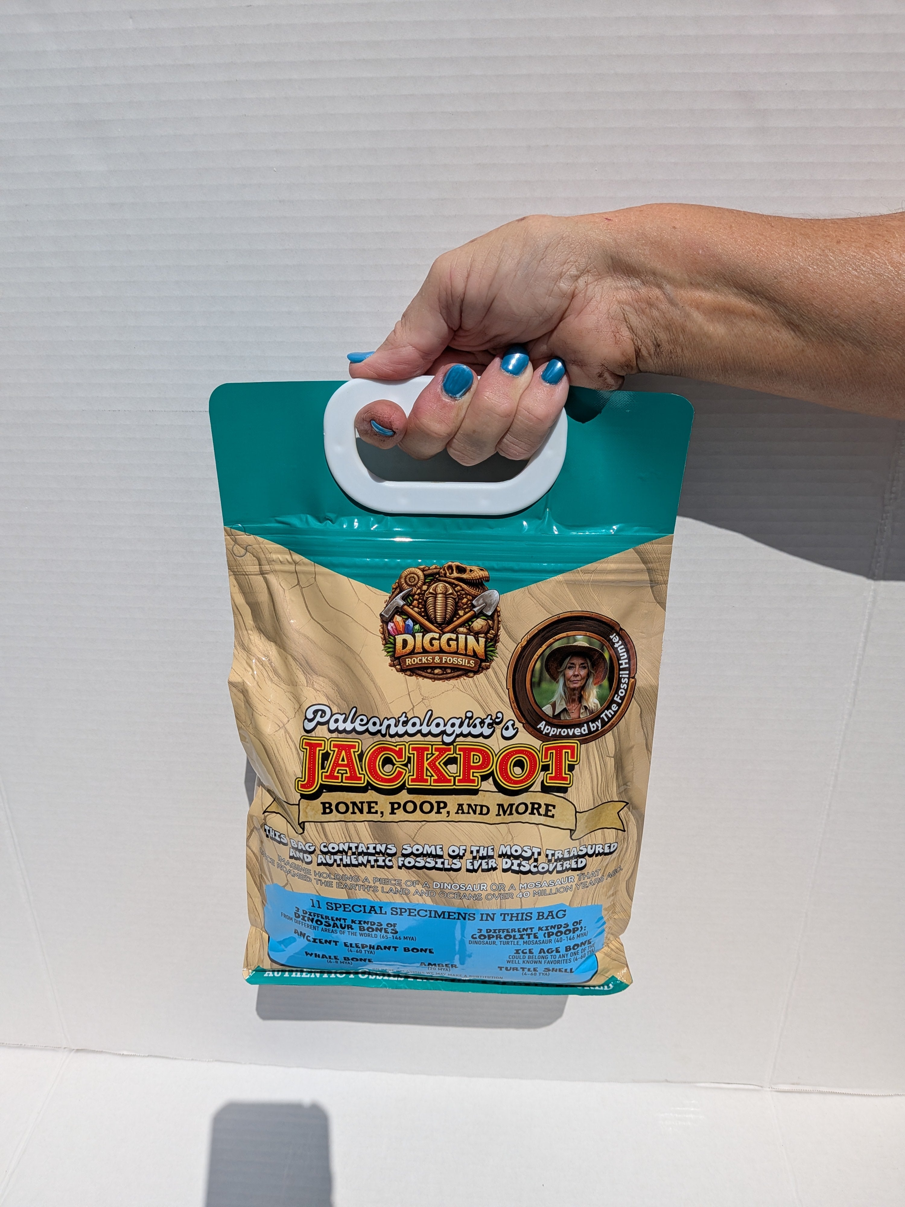 Paleontologist's JACKPOT ( Bone, Poop, and More) Mining Bag